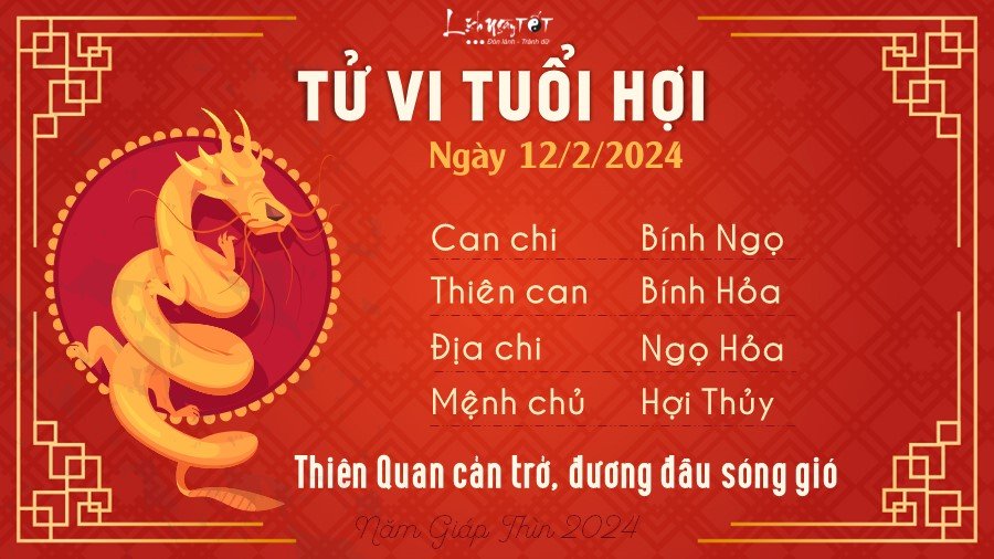 Tu vi hang ngay 12/2/2024 cua 12 con giap - Hoi