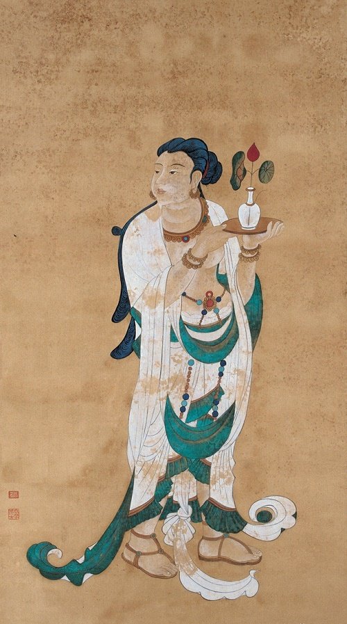 Ngam 10 buc tranh Phat cong phu theo phong cach An Do hinh anh 3