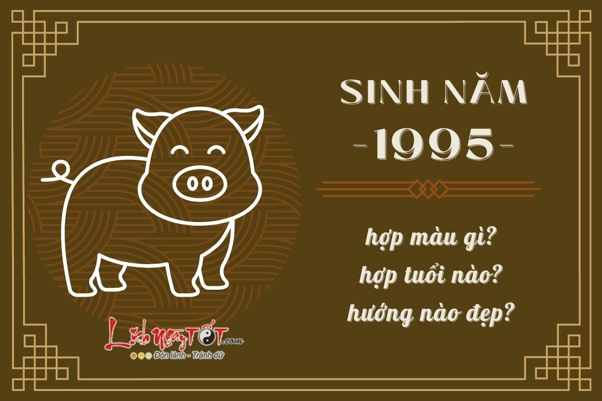 Sinh năm 1995 hợp màu gì Sinh nam 1995 hop mau gi