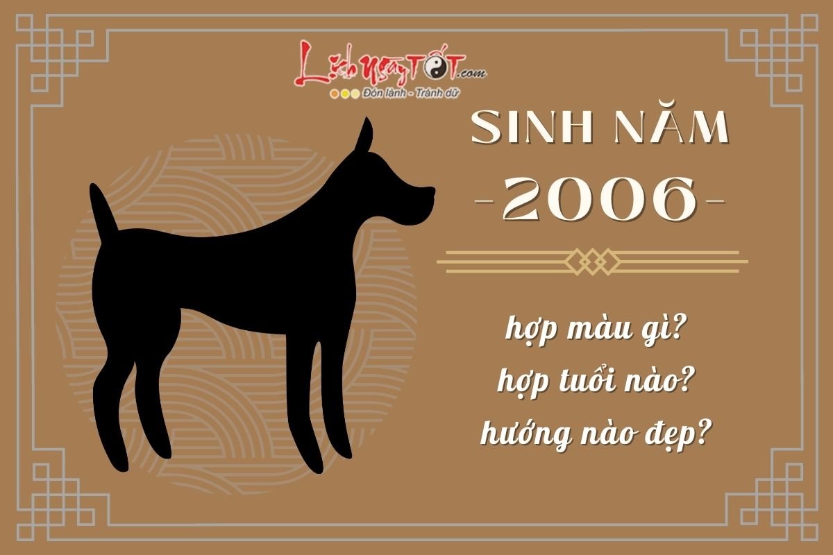 Sinh năm 2006 - Tuổi Bính Tuất Sinh nam 2006 - Tuoi Binh Tuat