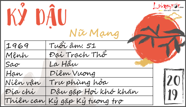 Tu vi 2019 tuoi Ky Dau nu mang