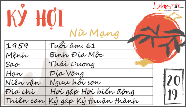 Tu vi 2019 tuoi Ky Hoi nu mang