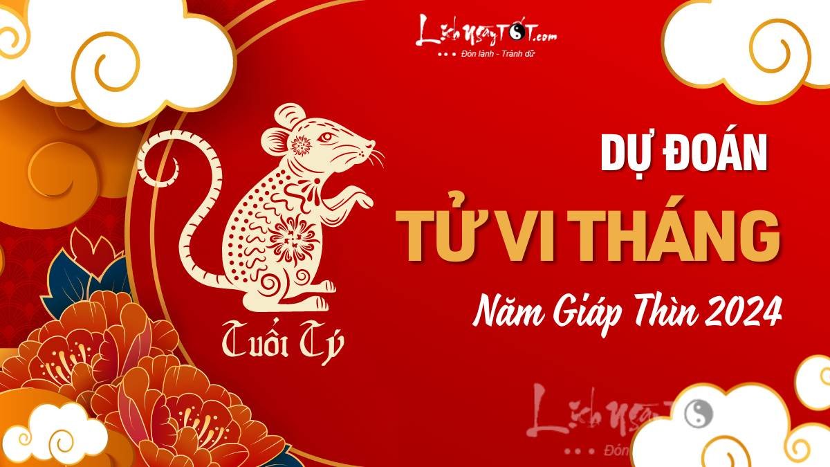 Tu vi cac thang nam 2024 tuoi Ty