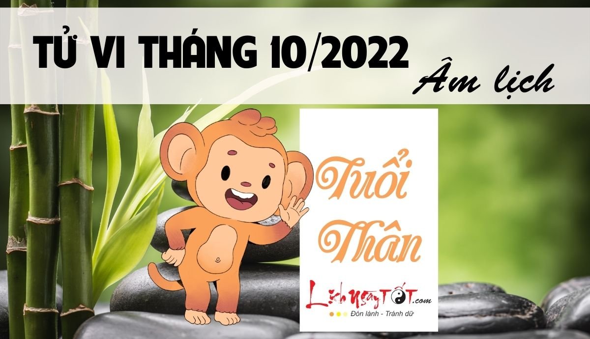 Tu vi thang 10/2022 tuoi Than Am lich