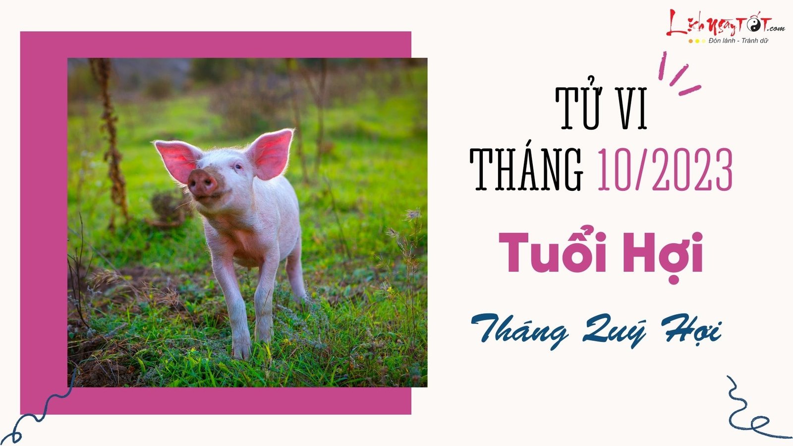 Tu vi thang 10/2023 tuoi Hoi am lich