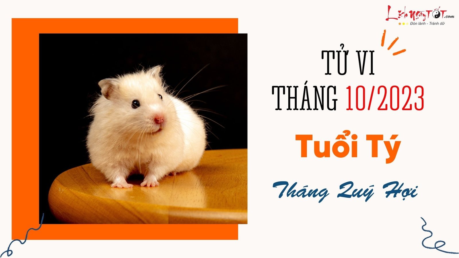 Tu vi thang 10/2023 tuoi Ty am lich