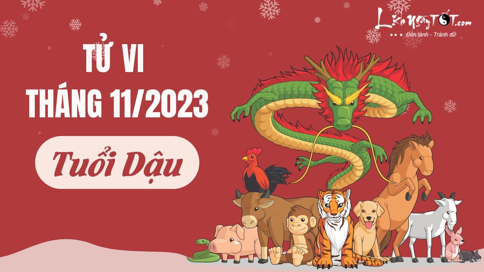 Tu vi thang 11/2023 tuoi Dau am lich