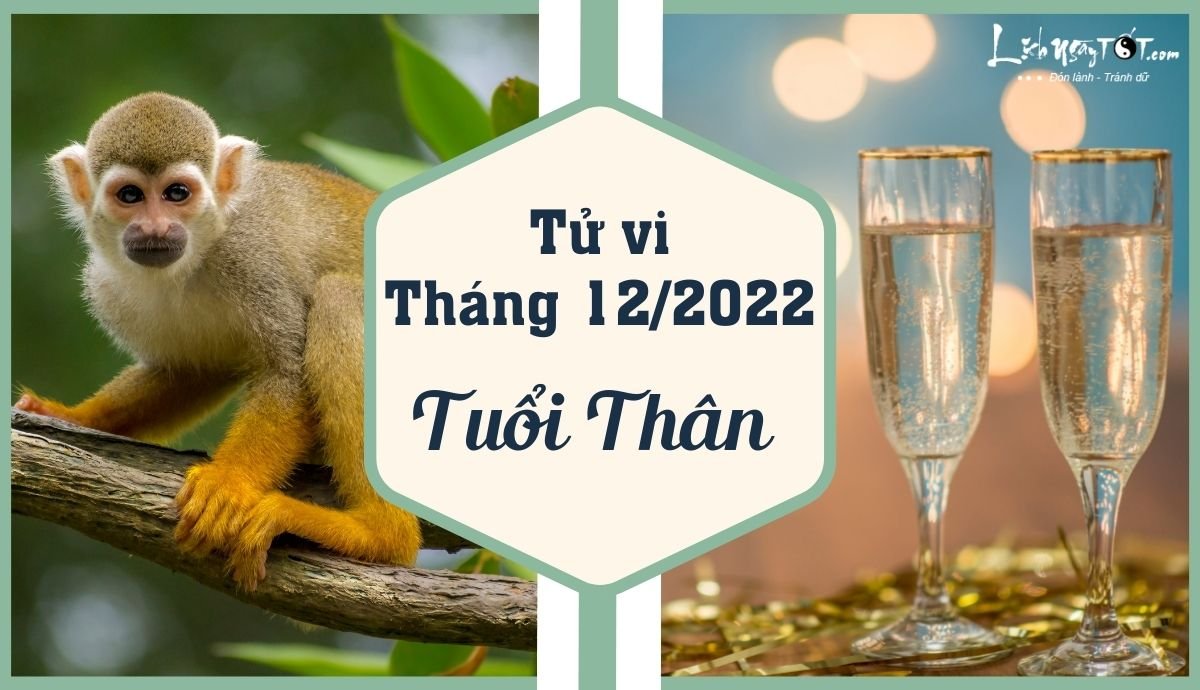 Tử vi tháng 12/2022 tuổi Thân âm lịch Tu vi thang 12/2022 tuoi Than am lich