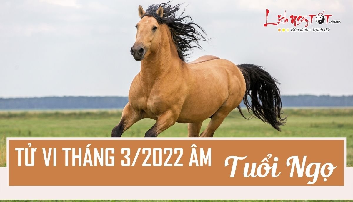 Tu vi thang 3/2022 tuoi Ngo am lich