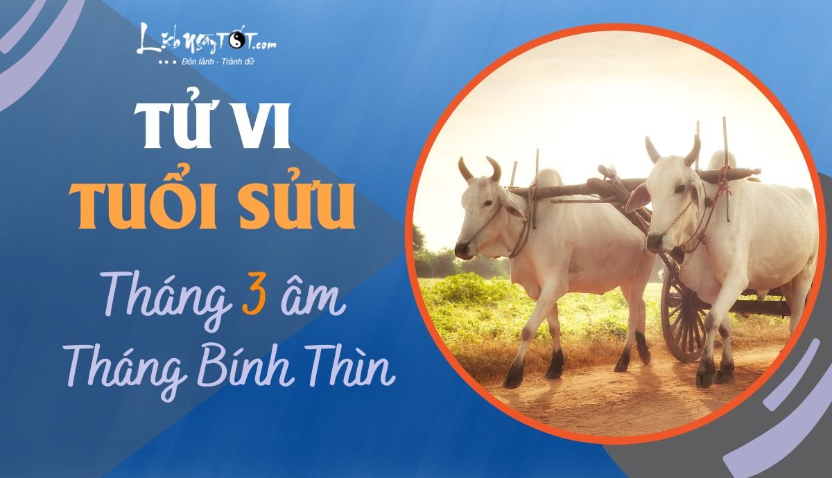 Tu vi thang 3/2023 tuoi Suu am lich