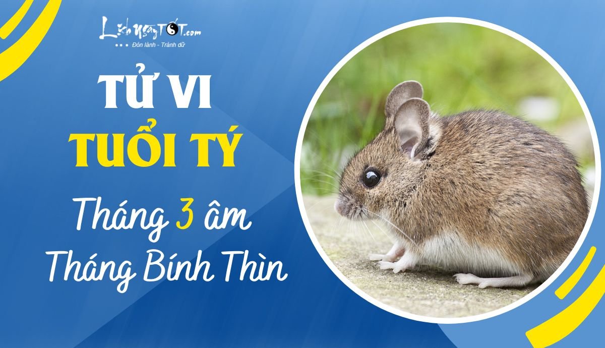 Tu vi thang 3/2023 tuoi Ty am lich