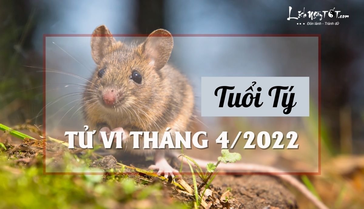 Tu vi thang 4/2022 tuoi Ty am lich
