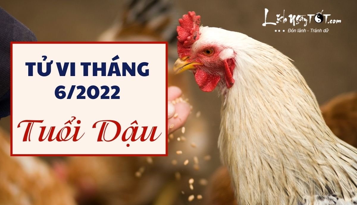 Tử vi tháng 6/2022 tuổi Dậu âm lịch Tu vi thang 6/2022 tuoi Dau am lich