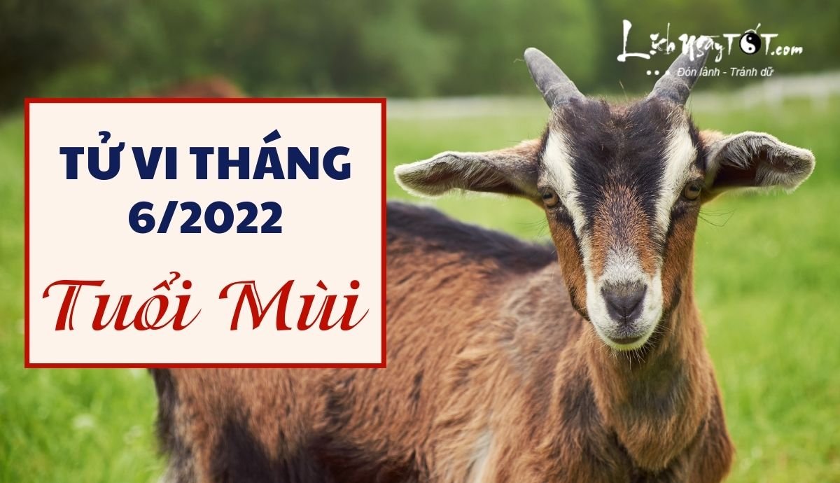 Tử vi tháng 6/2022 tuổi Mùi âm lịch Tu vi thang 6/2022 tuoi Mui am lich