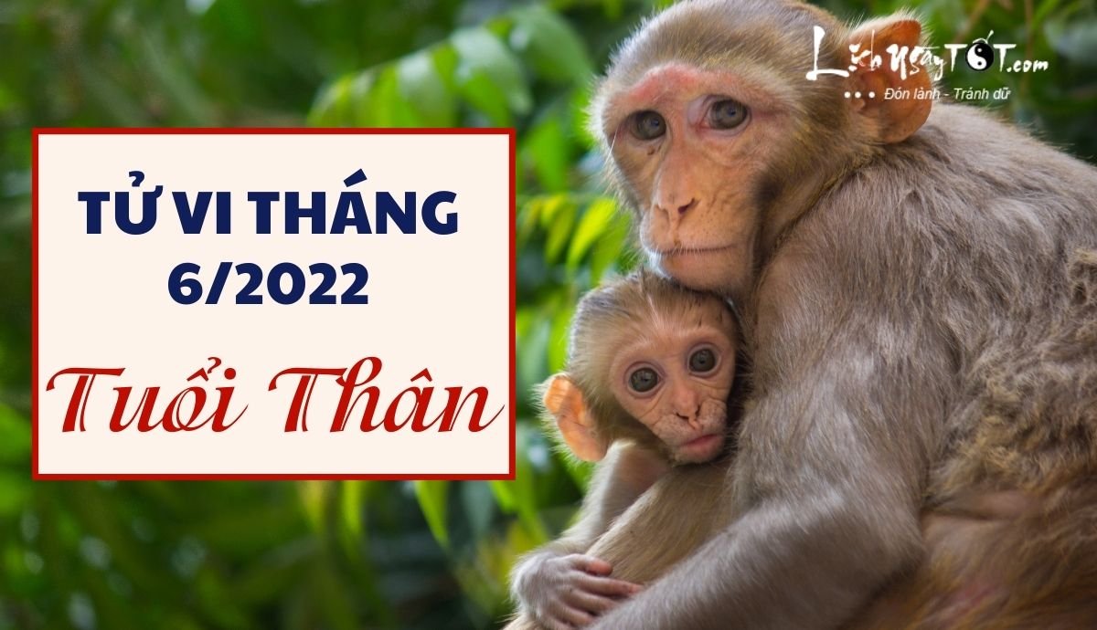 Tử vi tháng 6/2022 tuổi Thân âm lịch Tu vi thang 6/2022 tuoi Than am lich