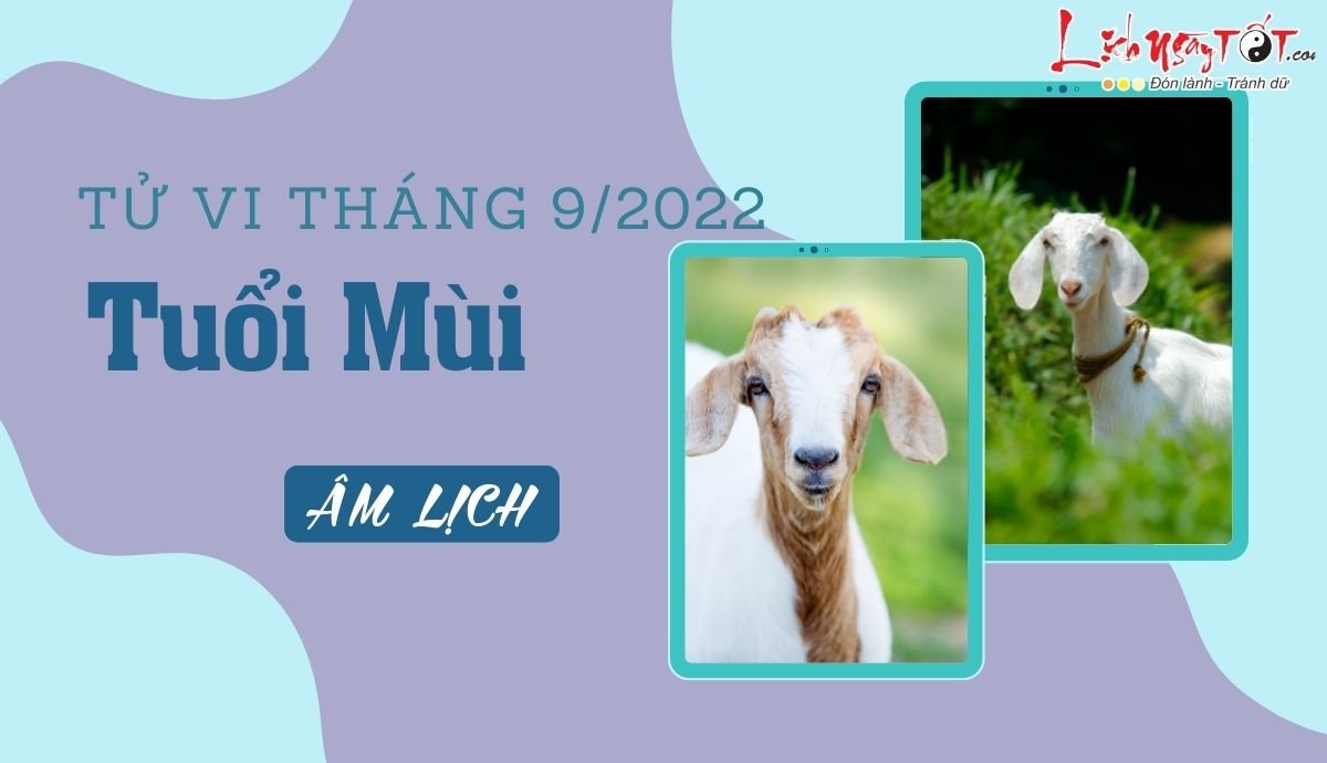 Tu vi thang 9/2022 tuoi Mui am lich