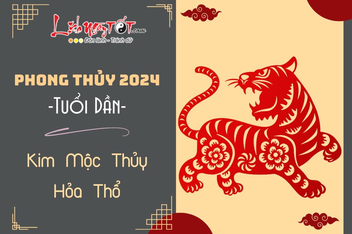 Tuổi Dần năm 2024 theo ngũ hành Tuoi Dan nam 2024 theo ngu hanh