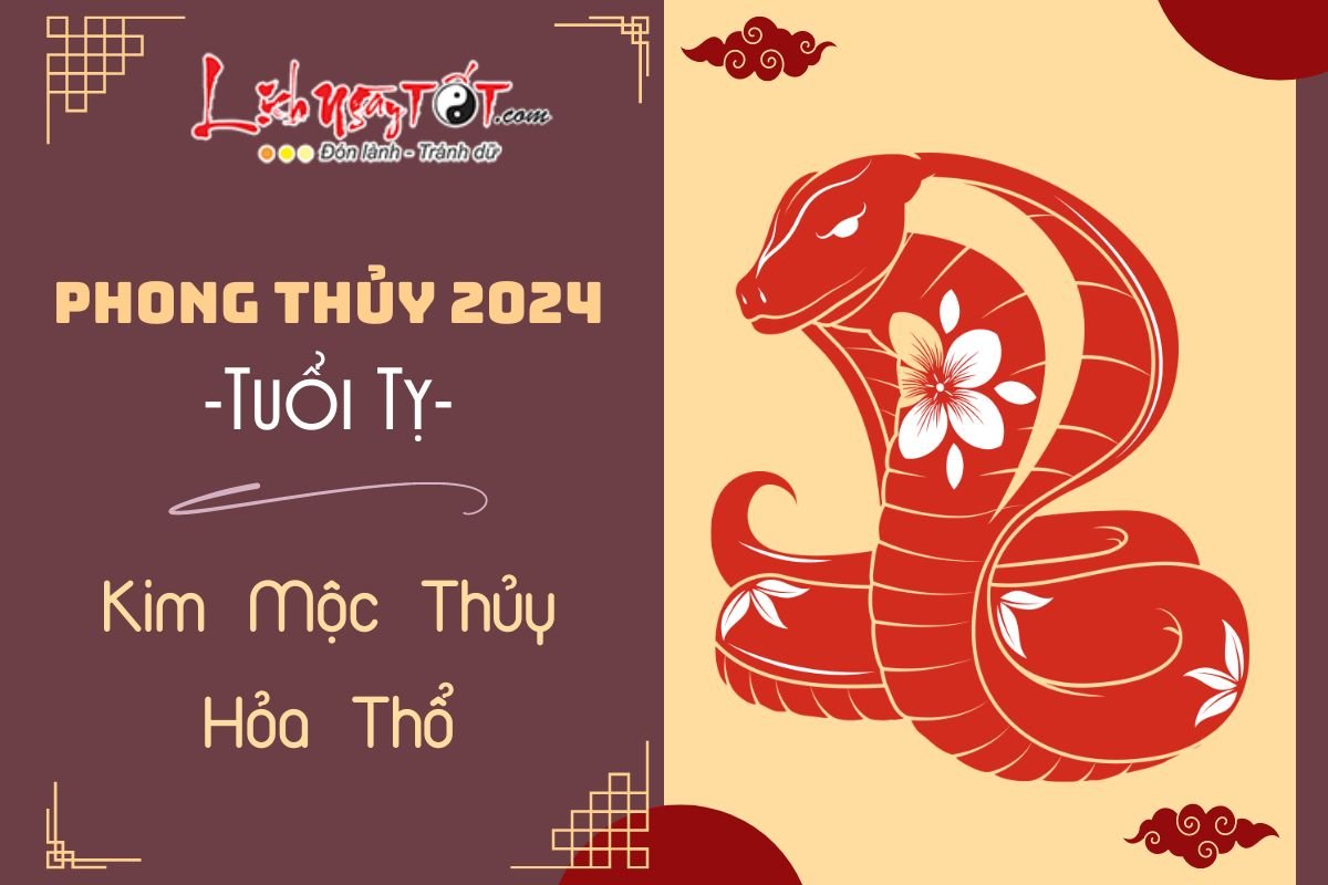 Tuoi Ty nam 2024 theo ngu hanh