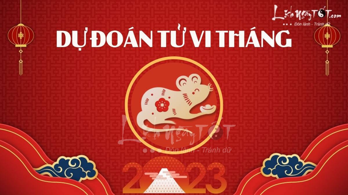 Tu vi hang thang 2023 tuoi Ty