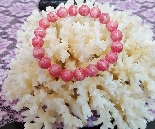 vòng tay đá đào hoa vong tay da dao hoa