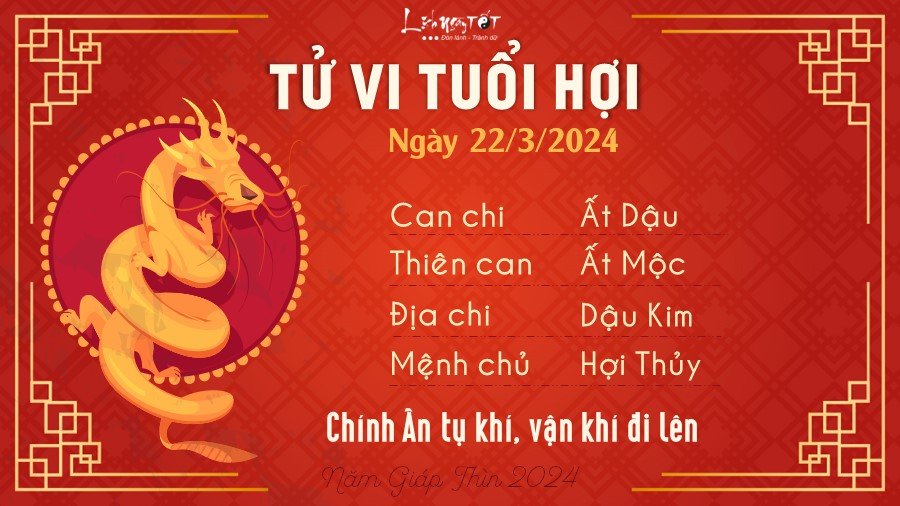 Tu vi hang ngay 22/3/2024 cua 12 con giap - Hoi