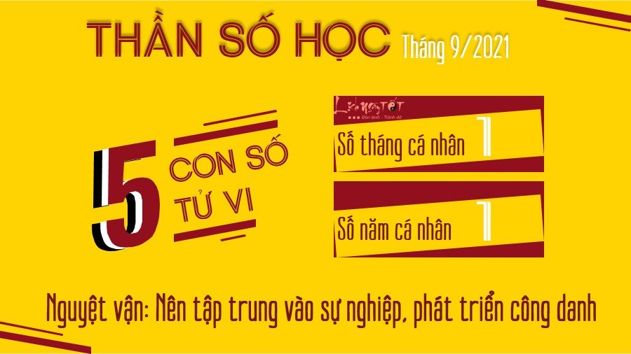 Xem bói ngày sinh tháng 9/2021 - Số tử vi 5