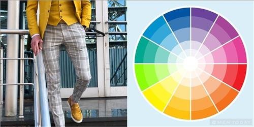 banh xe mau sac de ket hop quan ao menh Kim