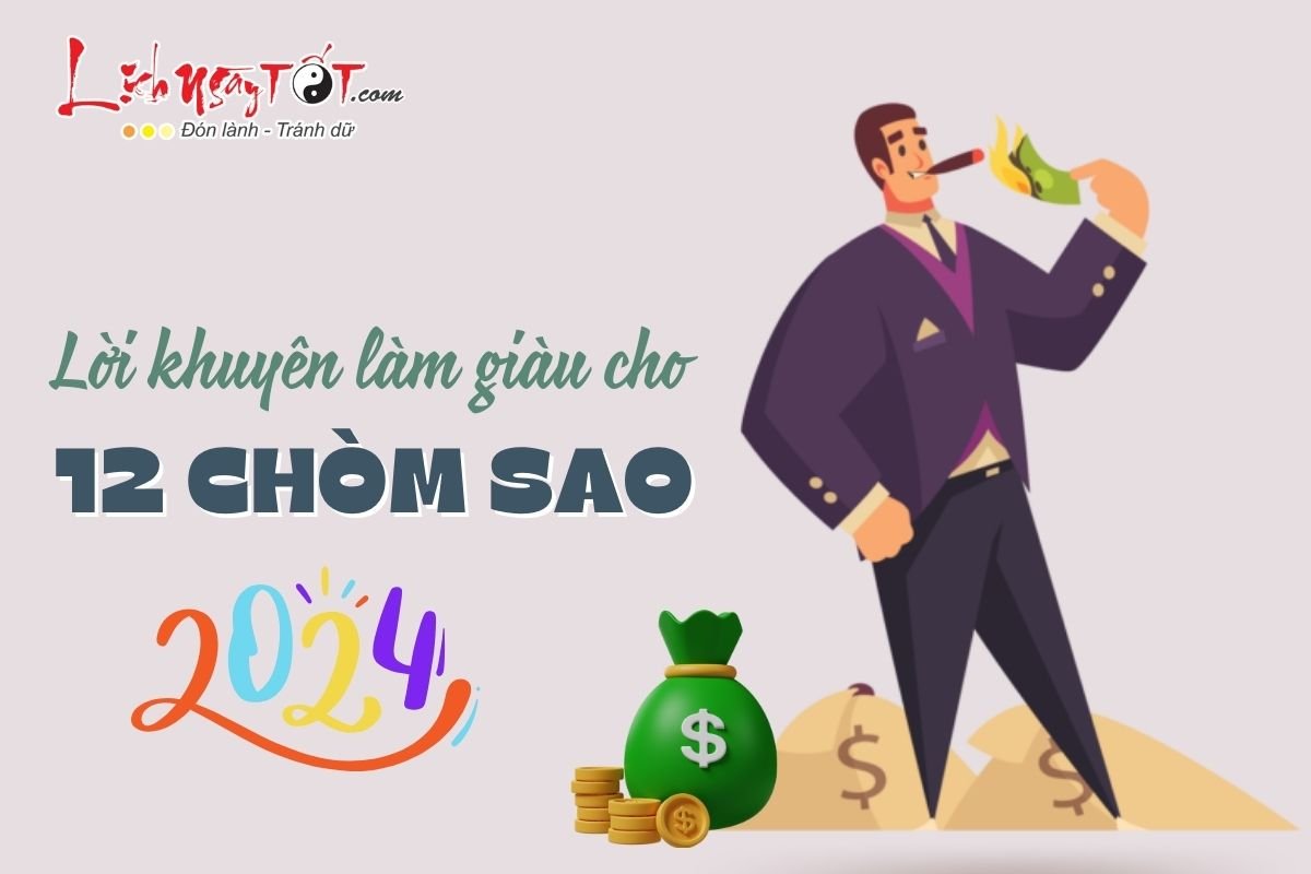 Chiêm tinh dạy 12 chòm sao cách làm giàu năm 2024 Chiem tinh day 12 chom sao cach lam giau nam 2024