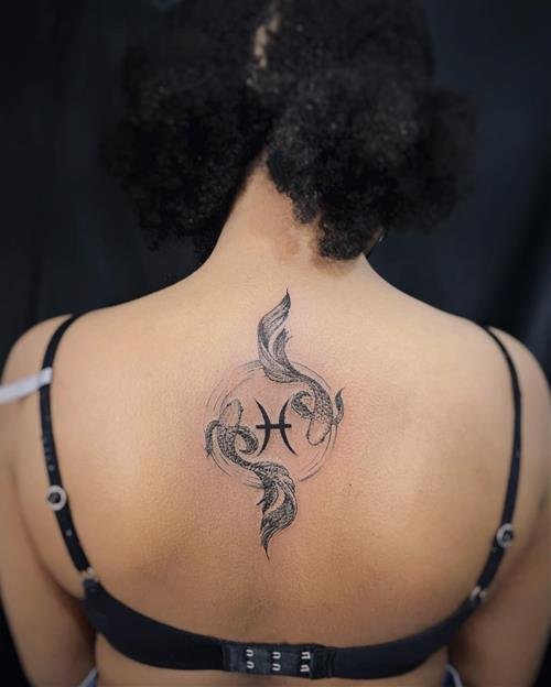 Hình xăm cá chuyển động Hinh xam ca chuyen dong