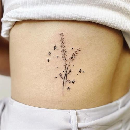 Hinh xam hoa oai huong Song Tu