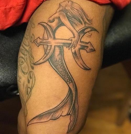 Hình xăm Song Ngư cá tính Hinh xam Song Ngu ca tinh