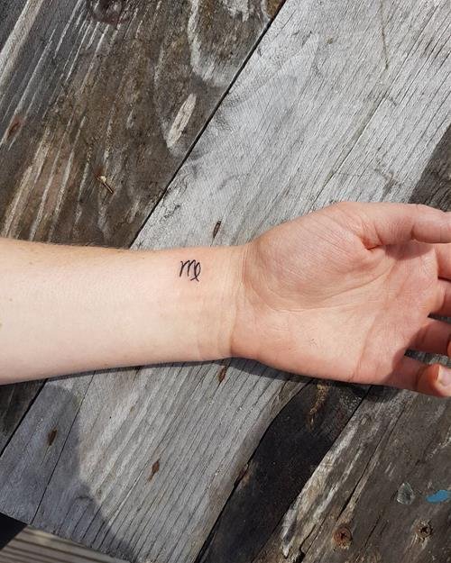 Hình xăm Xử Nữ mini Hinh xam Xu Nu mini