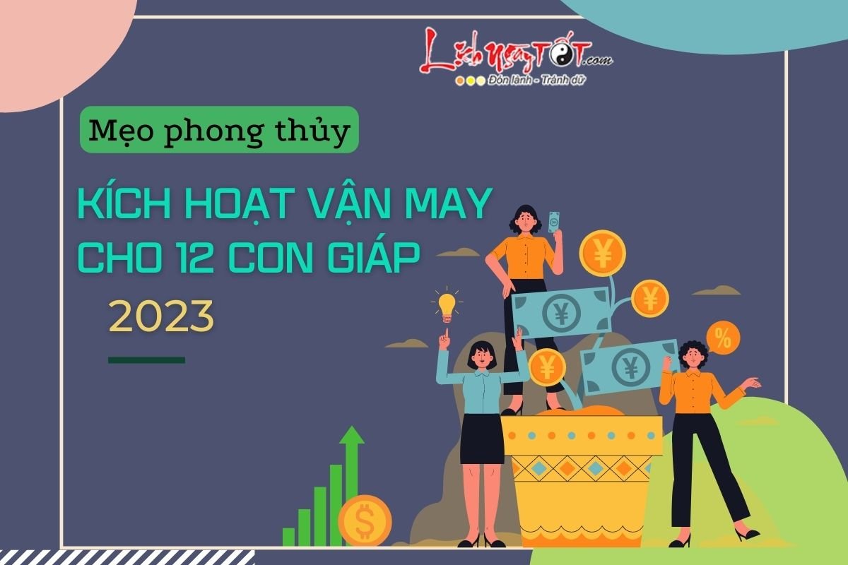 Kích hoạt vận may cho 12 con giáp năm 2023 Kich hoat van may cho 12 con giap nam 2023