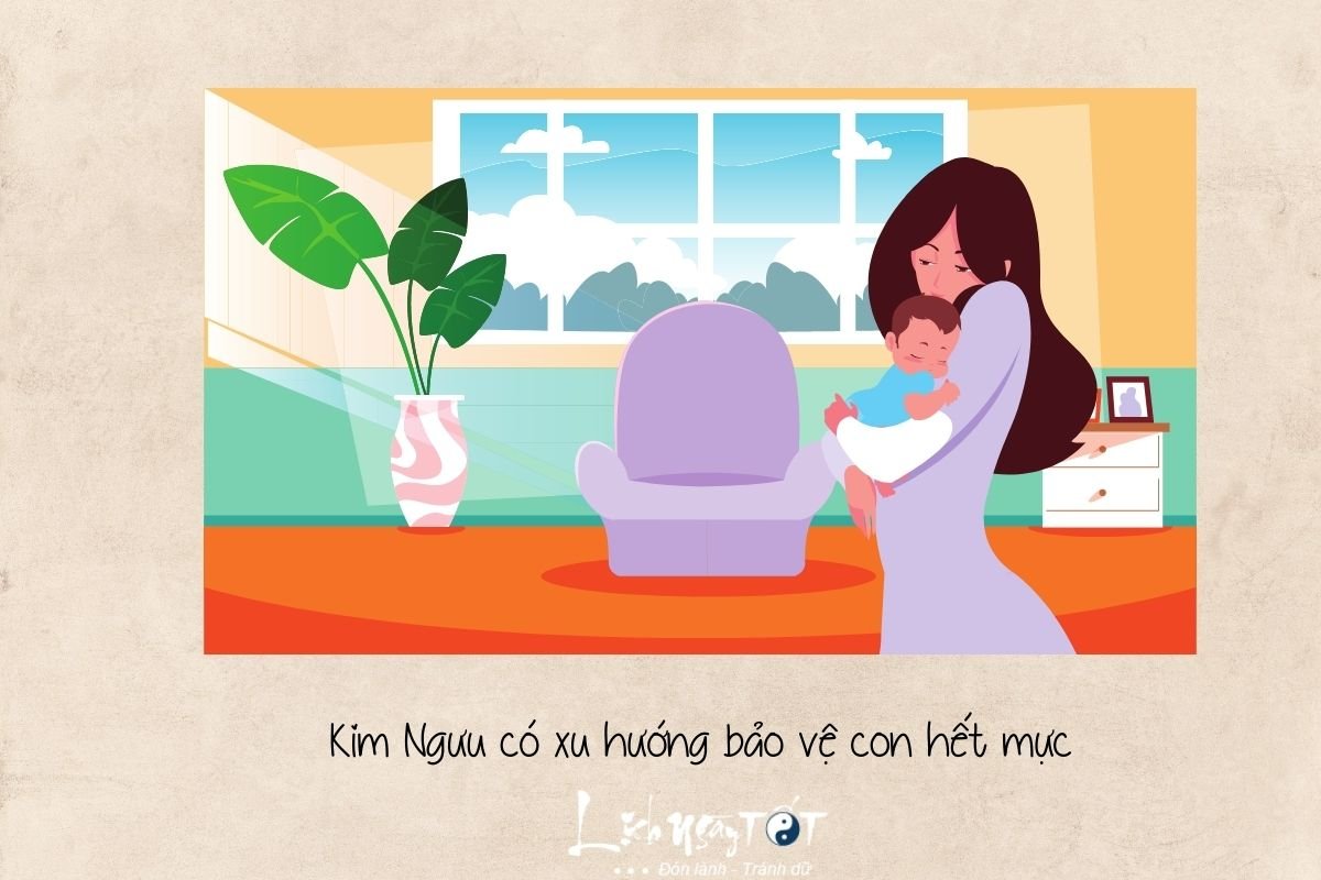 Ba me cung Kim Nguu het suc bao ve con