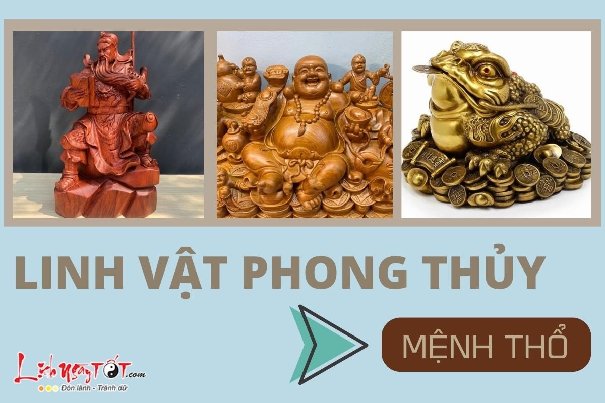 Linh vat phong thuy cho nguoi menh Tho