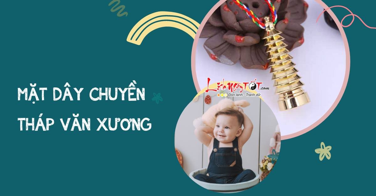 Mặt dây chuyền Tháp Văn Xương Mat day chuyen Thap Van Xuong