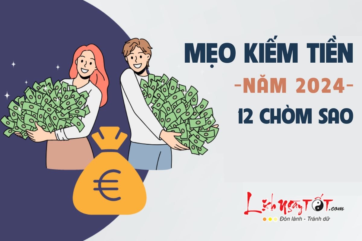Meo kiem tien cho 12 cung hoang dao nam 2024