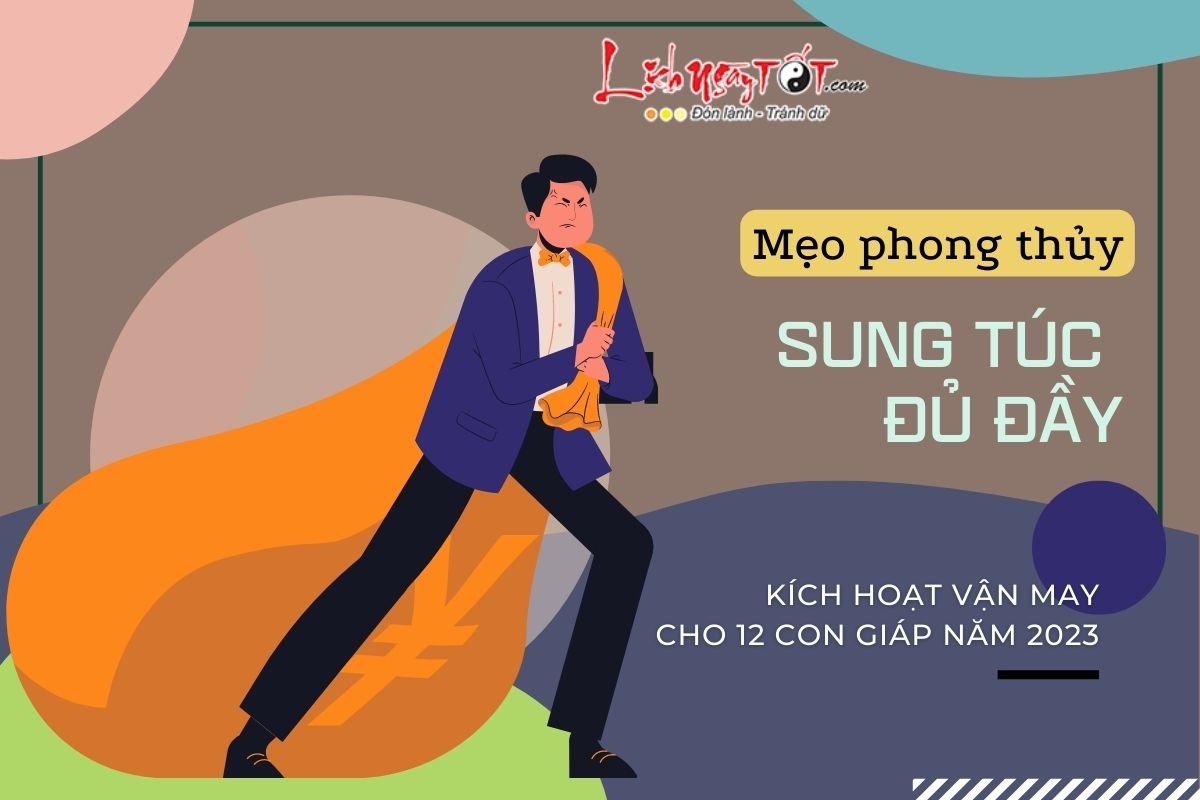 Mẹo phong thủy cho 12 con giáp năm 2023 Meo phong thuy cho 12 con giap nam 2023
