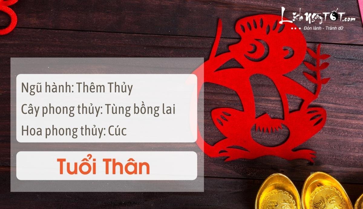 Meo phong thuy tang may man cho tuoi Than