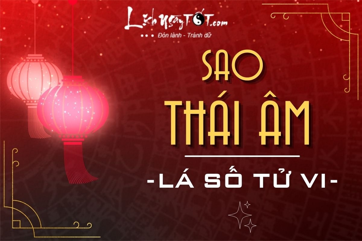 Sao Thai Am trong La so tu vi