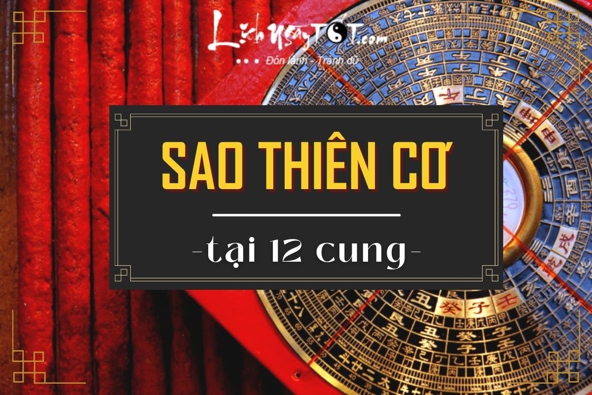 Sao Thiên Cơ tại 12 cung Sao Thien Co tai 12 cung