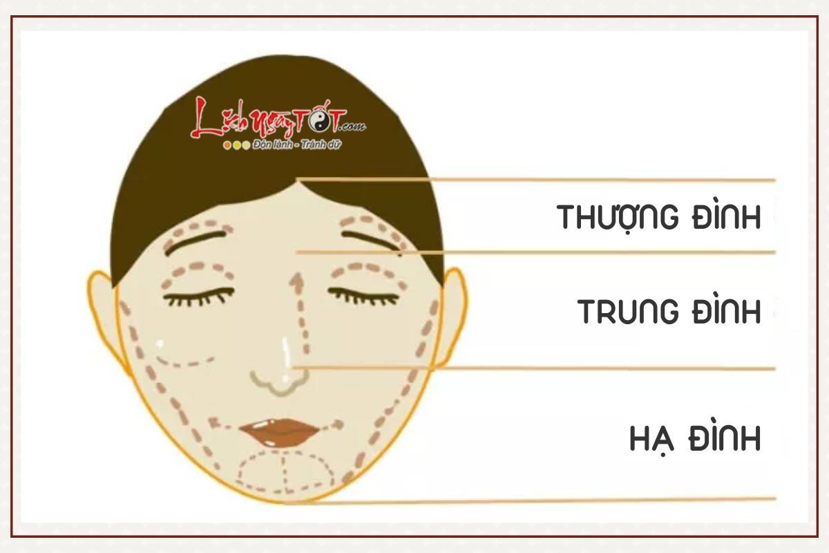 Tam đình trên khuôn mặt Tam dinh tren khuon mat