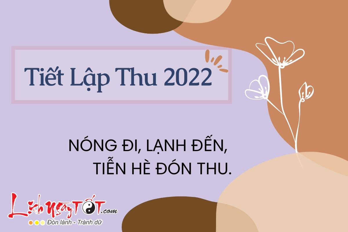 Tiet Lap Thu 2022