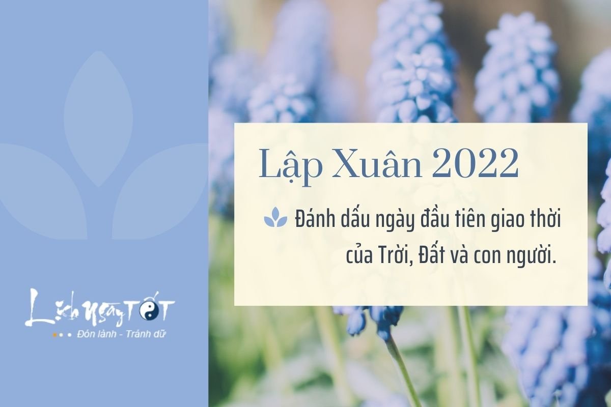 Tiết Lập Xuân 2022 Tiet Lap Xuan 2022