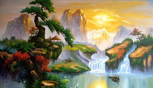 tranh phong thủy tăng cường gia vận tranh phong thuy tang cuong gia van