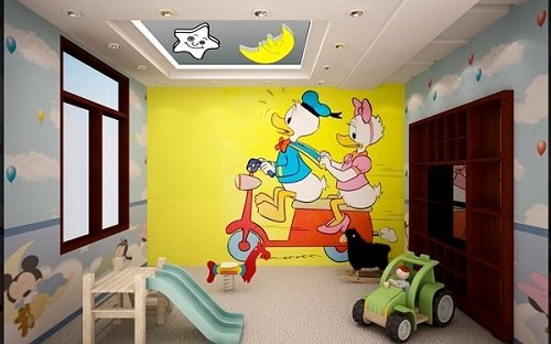 Treo tranh trong phòng trẻ để con khỏe mạnh, học hành tiến bộ hình ảnh 2 Treo tranh trong phong tre de con khoe manh, hoc hanh tien bo hinh anh 2