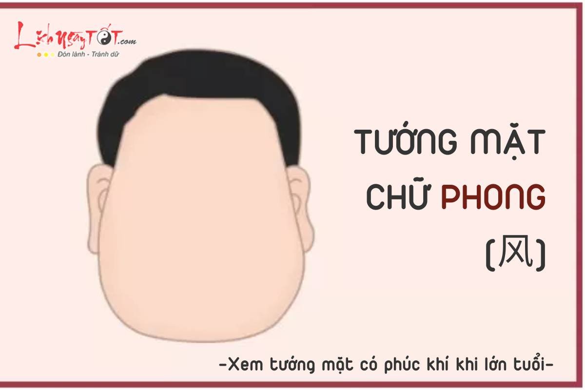 Tướng mặt chữ Phong Tuong mat chu Phong