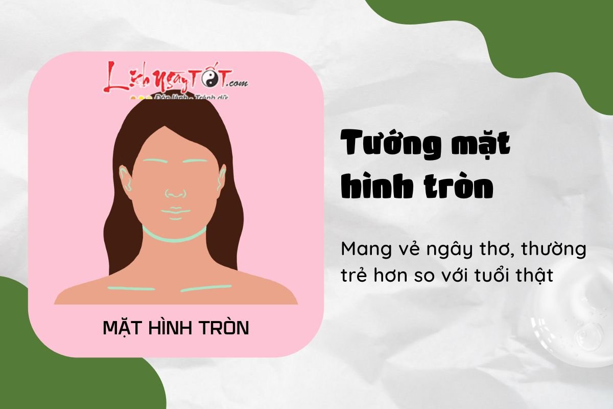 Tướng mặt hình hình tròn Tuong mat hinh hinh tron
