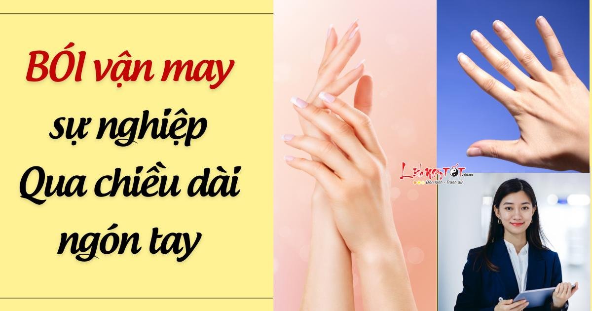 vận may sự nghiệp qua chiều dài ngón tay van may su nghiep qua chieu dai ngon tay