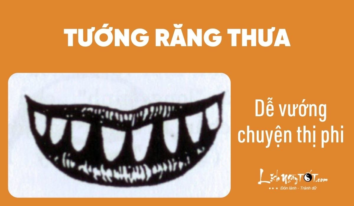 Xem nhân cách qua tướng răng - Răng thưa Xem nhan cach qua tuong rang - Rang thua
